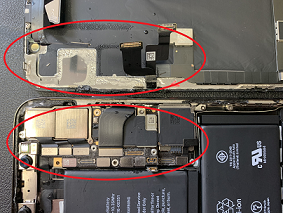 iPhoneX でも雨で水没します。。。
